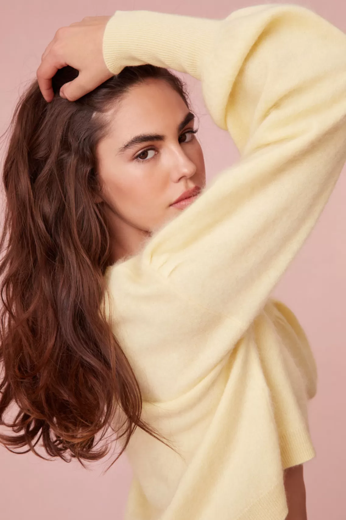 Sweaters | Sweaters-LoveShackFancy Candela Cashmere Pullover DAFFODIL