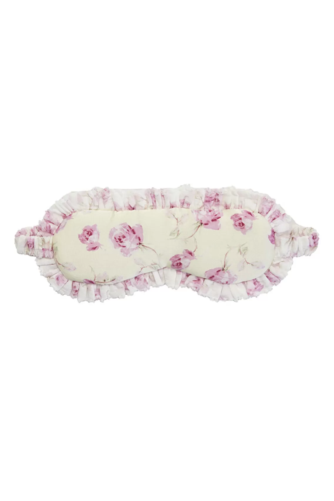 Sleep & Intimates | Pink Edit-LoveShackFancy Dorina Sleep Mask STRAWBERRY MACAROON