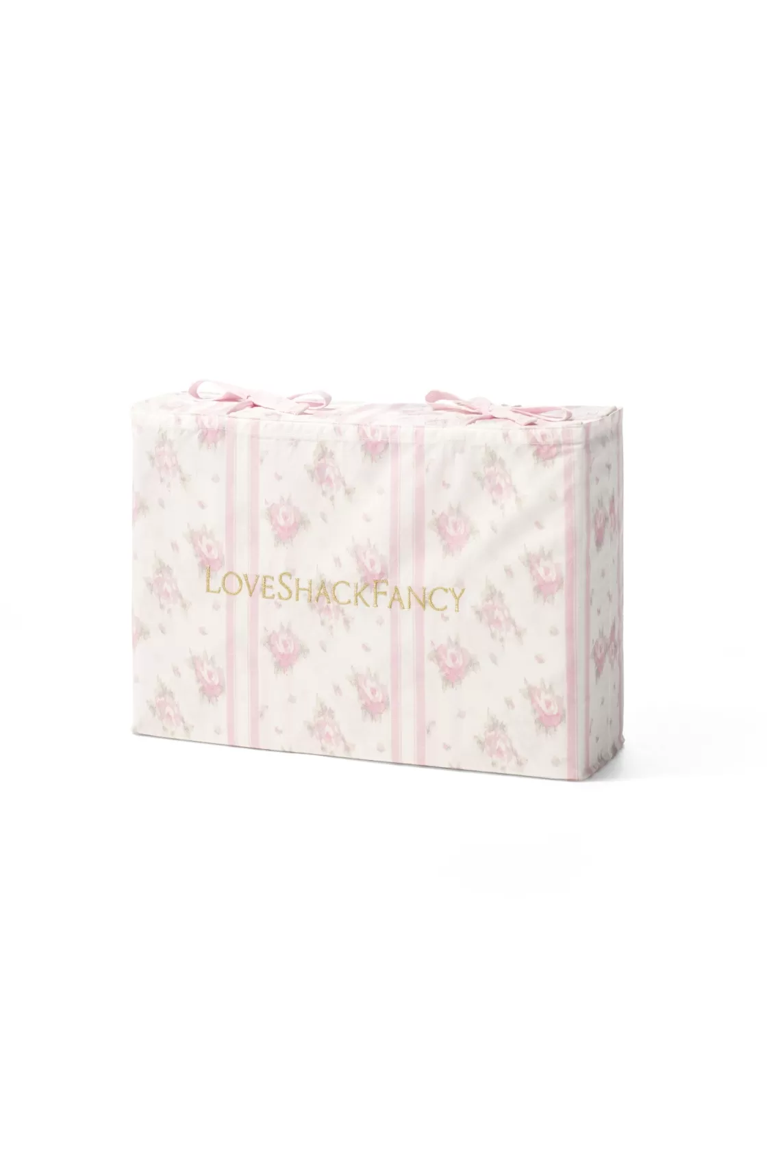 Bedding-LoveShackFancy Full/Queen Floral Sheet Set SHY PINK