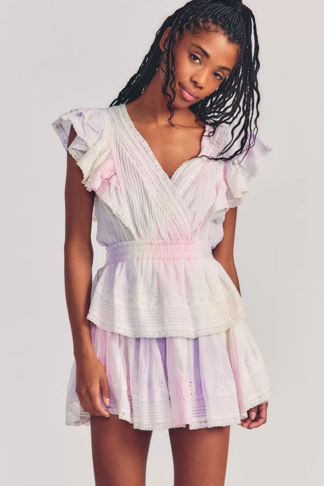 Heritage Collection | Dresses-LoveShackFancy Gwen Heritage Mini Dress MULTI TIE DYE