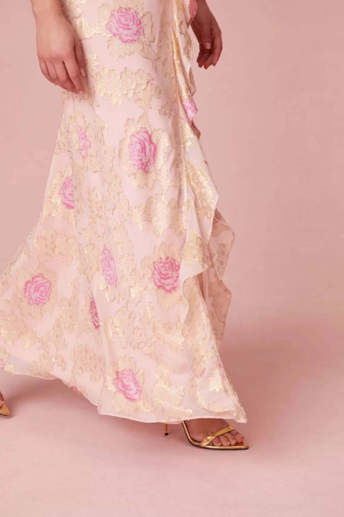 Dresses | Pink Edit-LoveShackFancy June Maxi Dress MAGENTA MARBLE