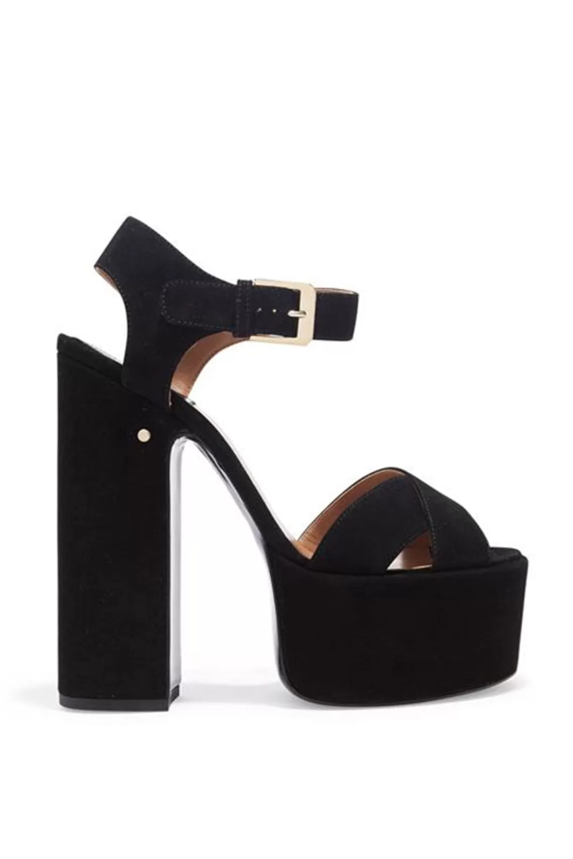 Shoes | Party Dressing-LoveShackFancy Laurence Dacade Platform Sandal BLACK VELVET