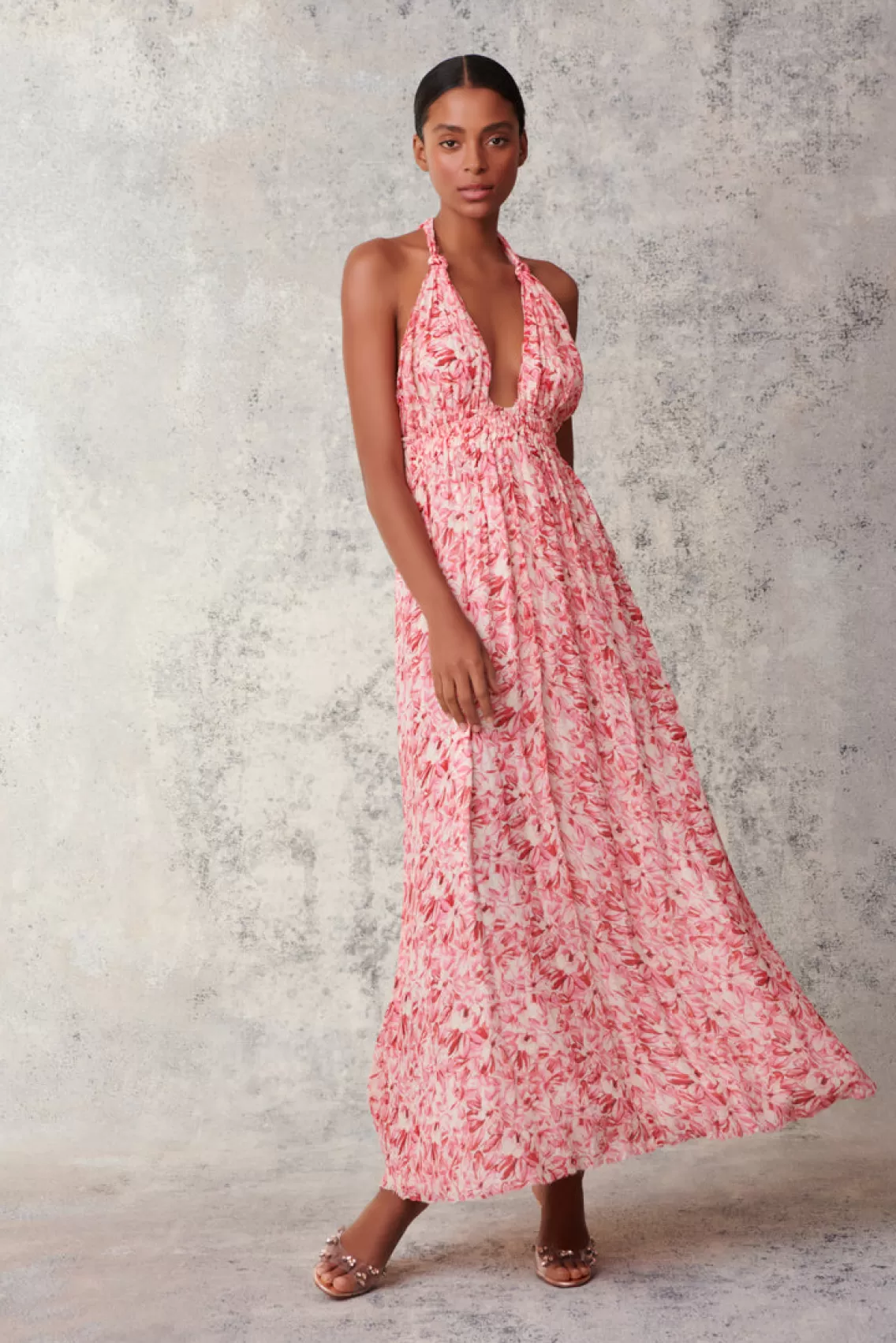 Dresses | Warm Weather Edit-LoveShackFancy Love Maxi Dress LOVE RED