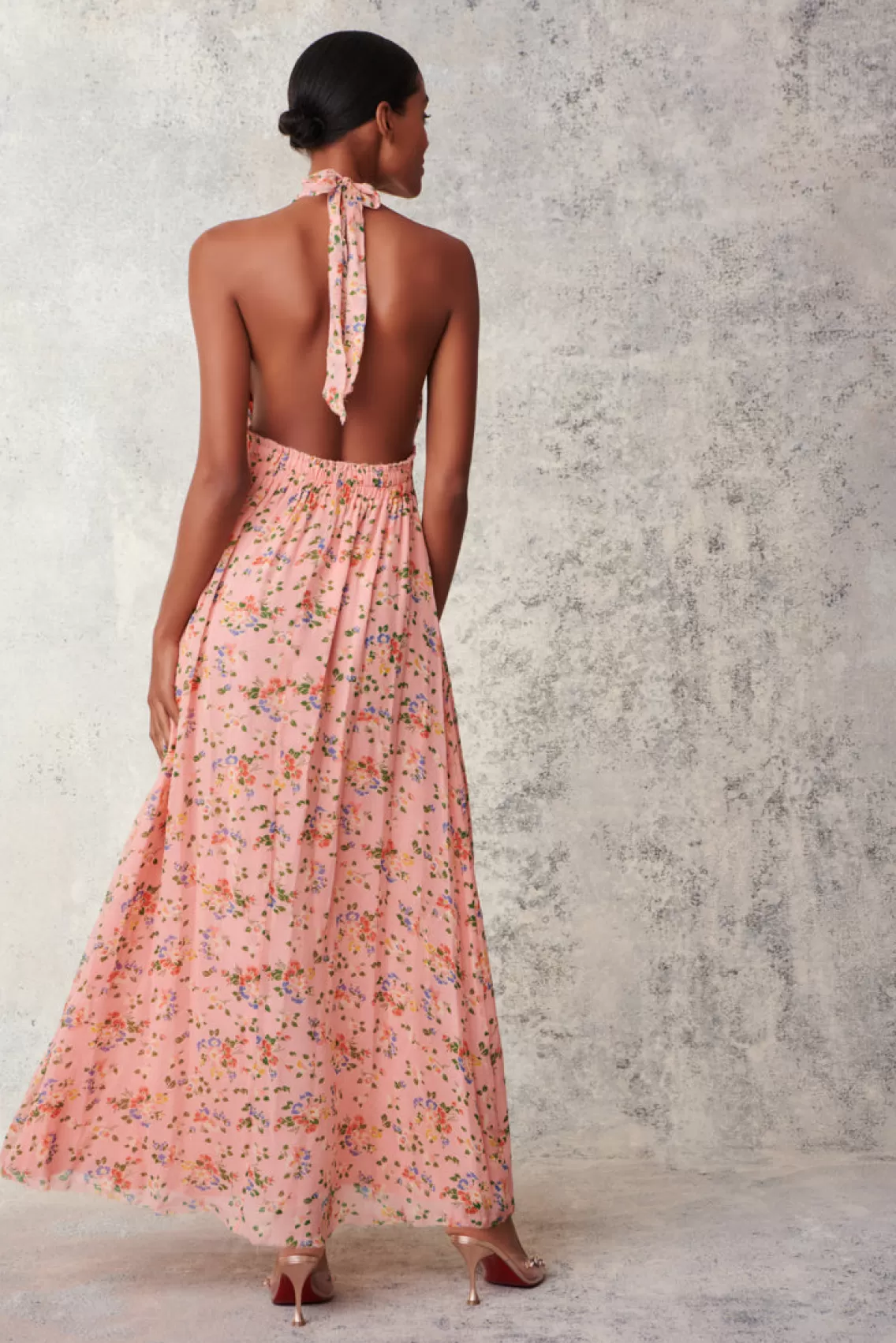 Dresses | Warm Weather Edit-LoveShackFancy Love Maxi Dress SUNSET PINK