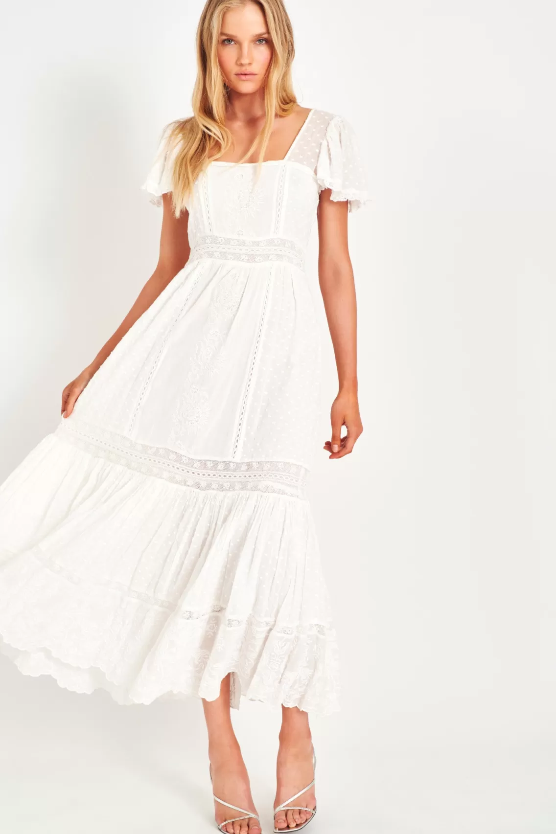 Dresses | White Edit-LoveShackFancy Norma Maxi Dress WHITE