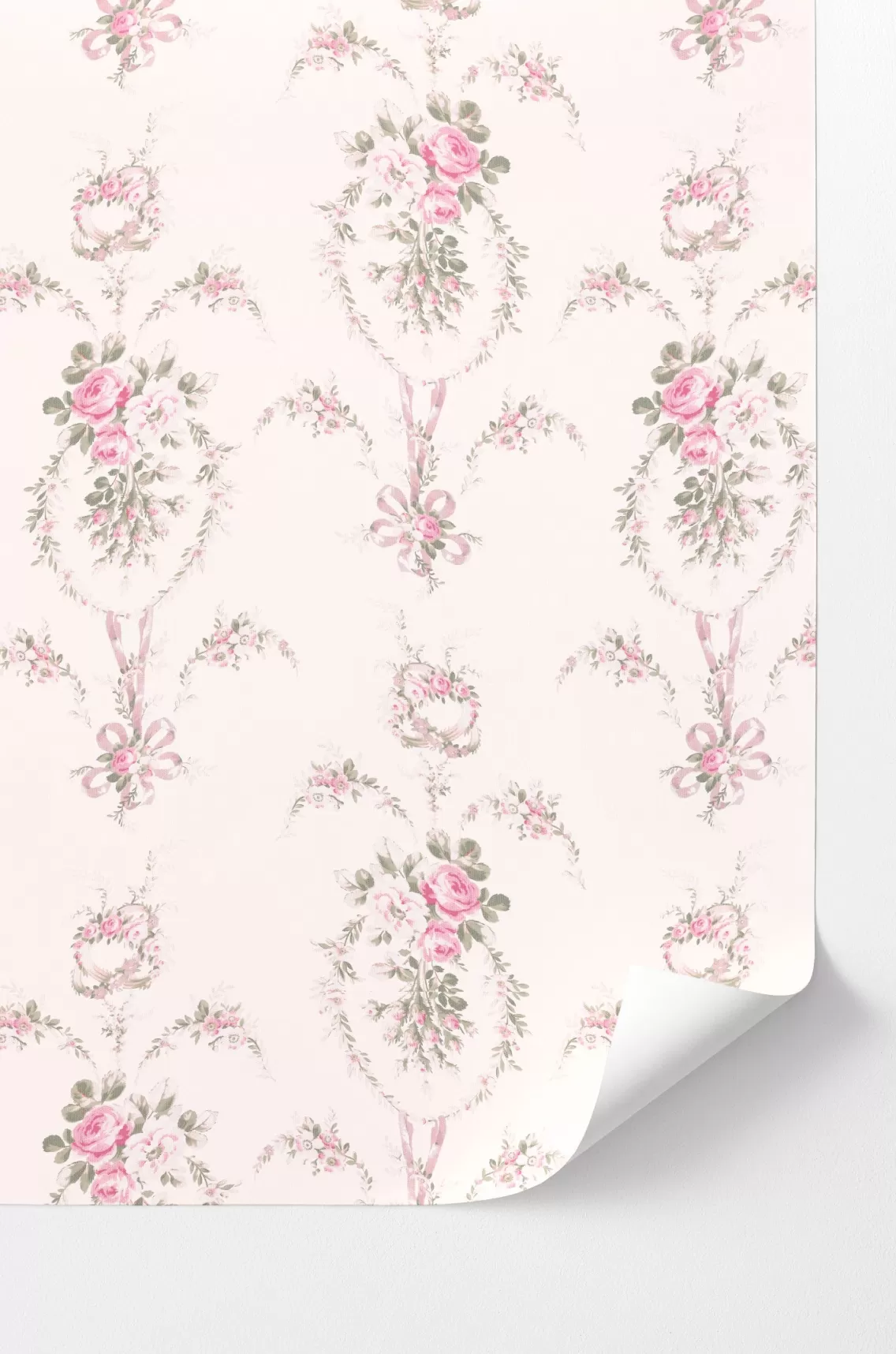 Home Decor | Wallpaper-LoveShackFancy Rose Cheeks Standard Wallpaper PARTY PINK