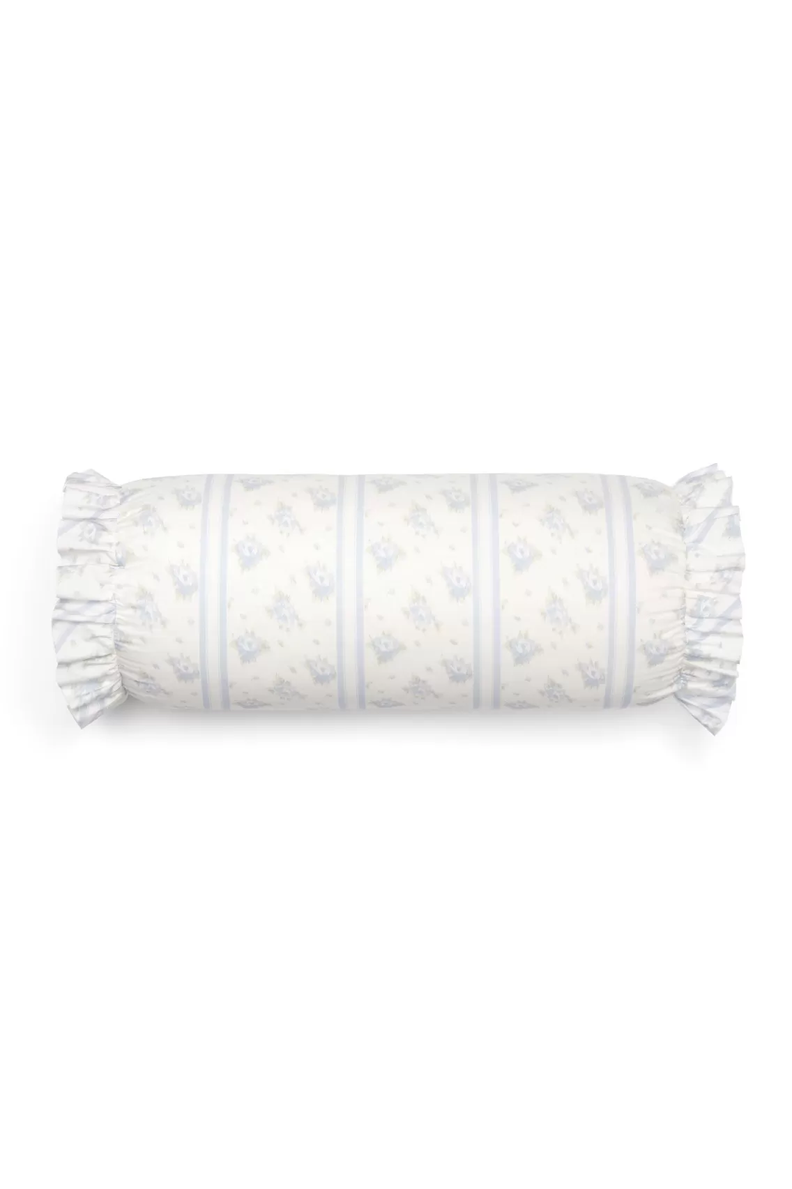 Home Decor | Bedding-LoveShackFancy Ruffle Bolster Pillow BLUE BABY