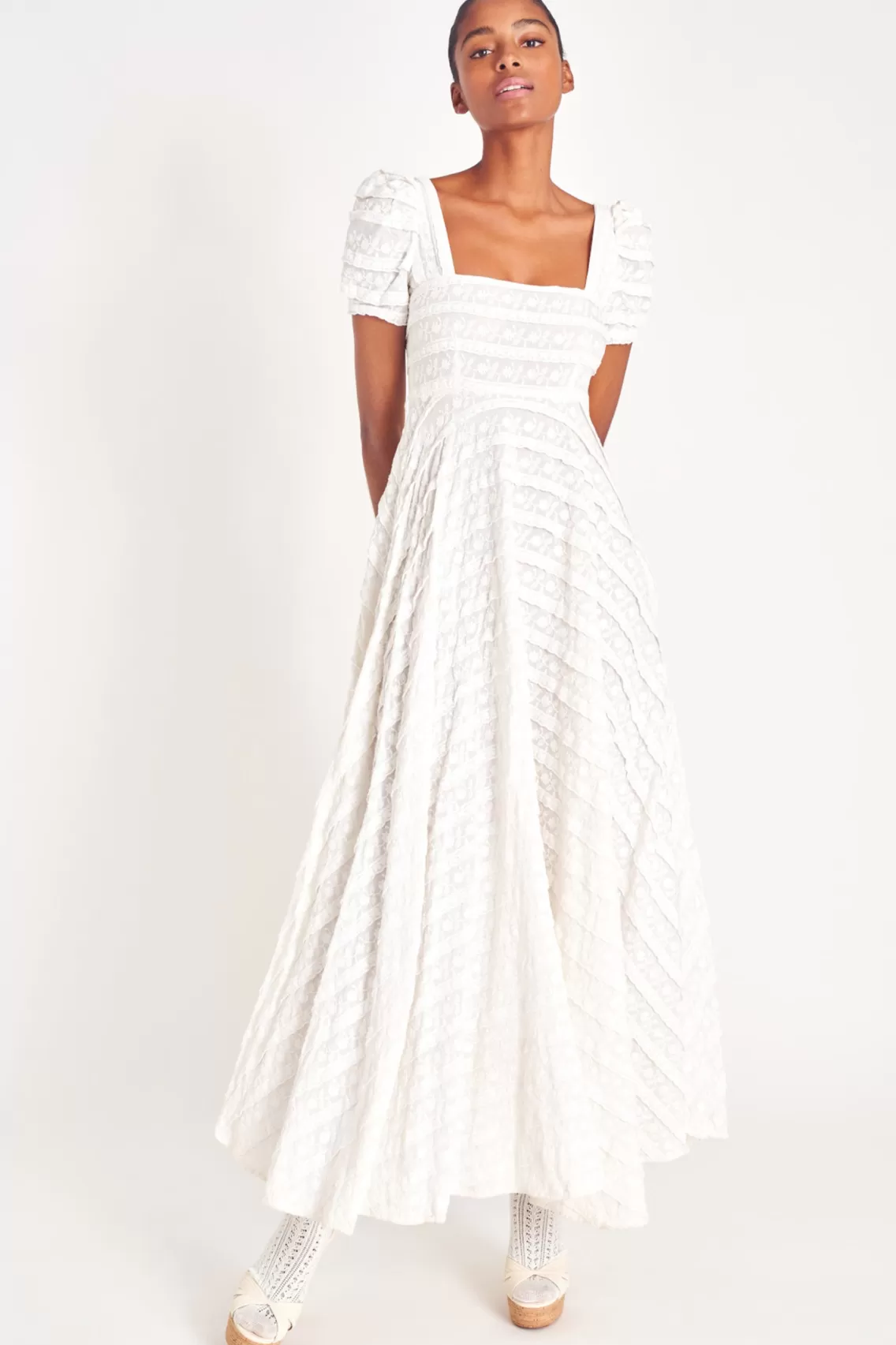 Dresses | White Edit-LoveShackFancy Ryan Catalina Lace Maxi Dress IVORY