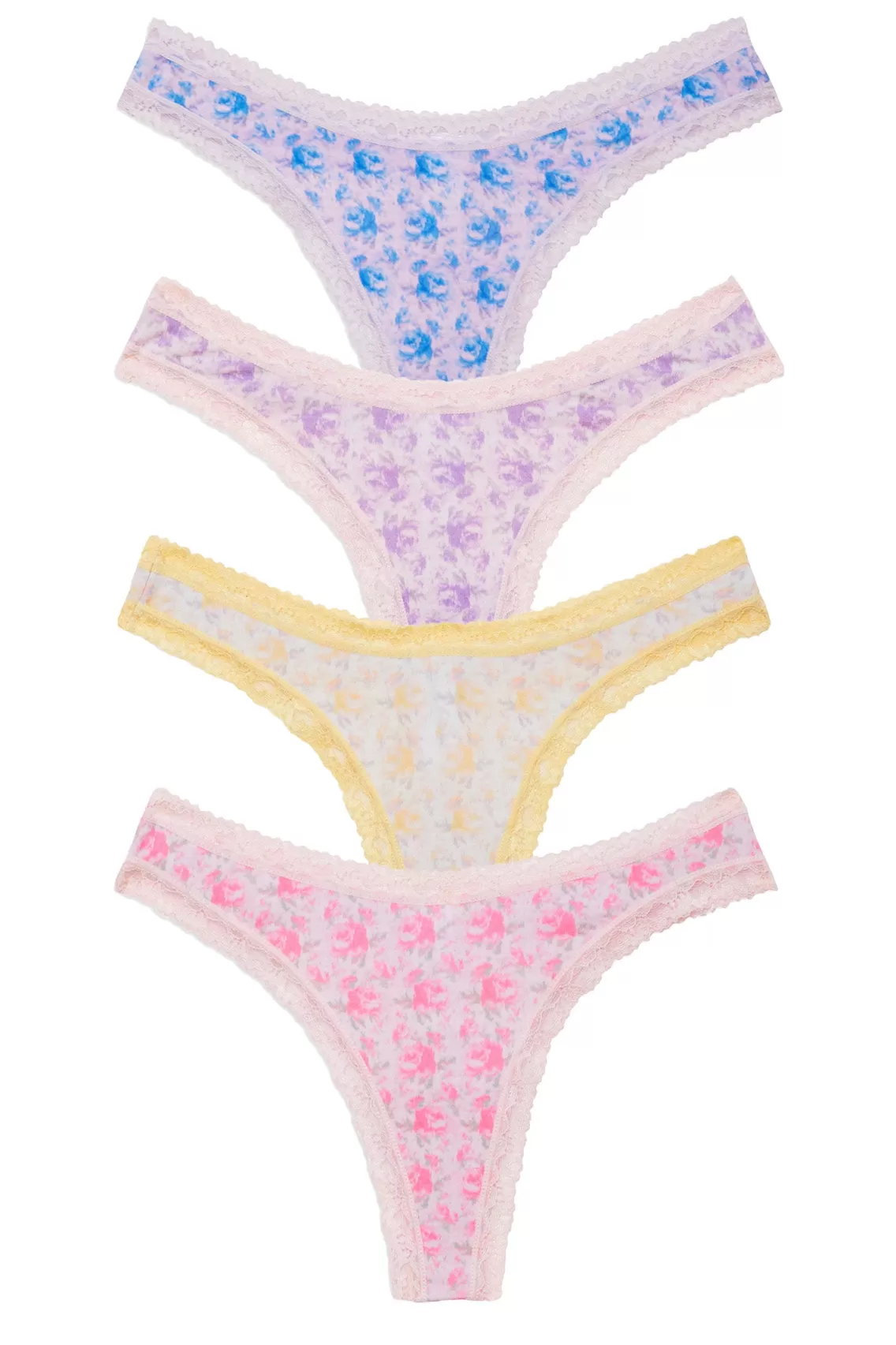 Sleep & Intimates-LoveShackFancy 4 Pack Thong Box SPARKLING SUN