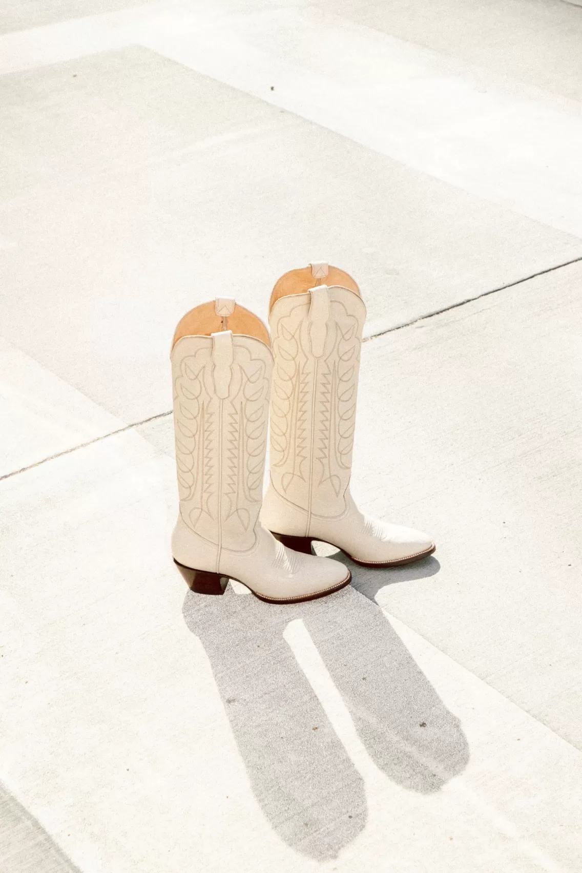 Shoes | White Edit-LoveShackFancy The Richmond Boot By City Boots BONE