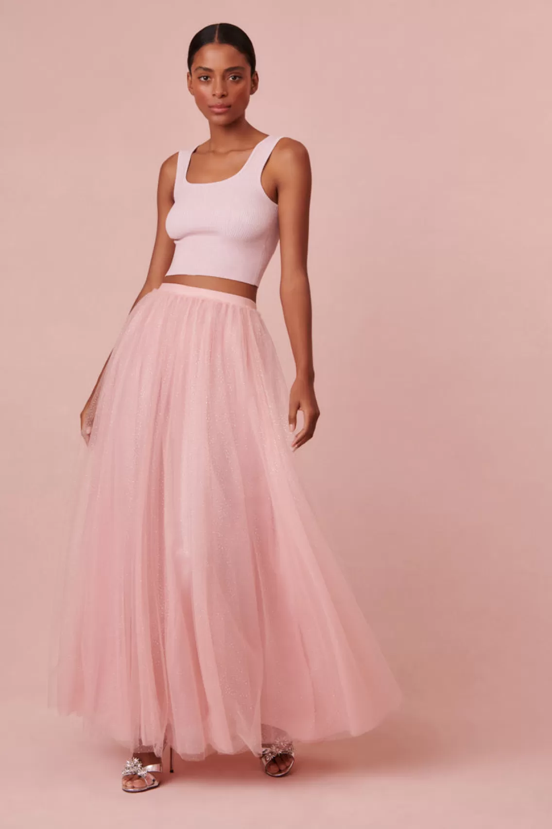 Skirts | Party Dressing-LoveShackFancy Wilona Skirt PINK SPARKLE